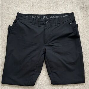 J.Lindeberg Men's Black Golf Pants